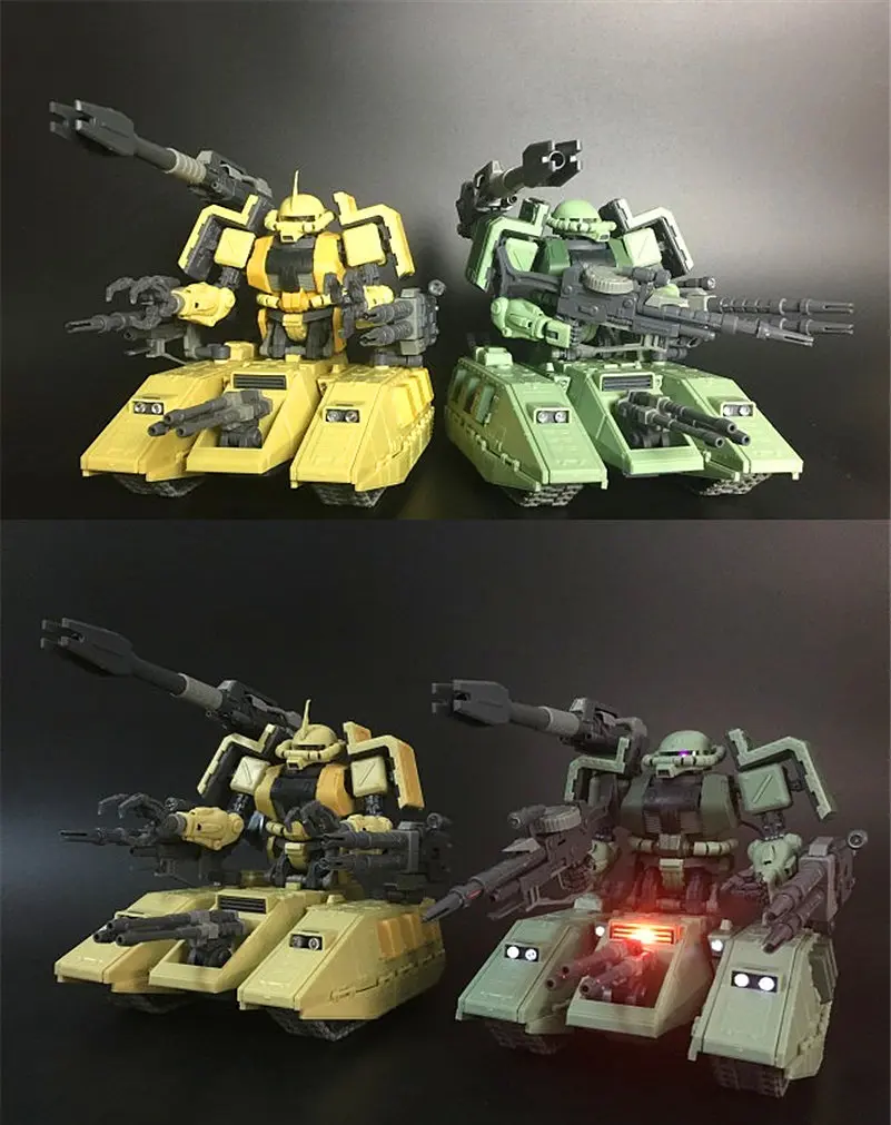 MK Motor King MG 1/100 MS 06V ZAKU TANK Gundam со светодиодной зеленой или Желтой подсветкой|gundam 1/100|mg