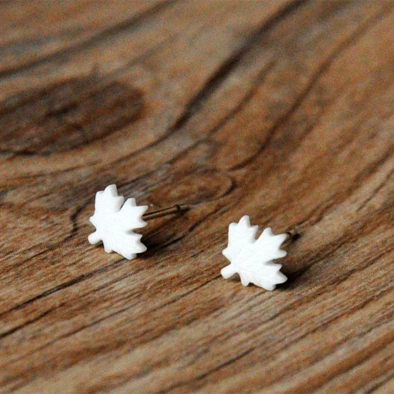 Керамические серьги-гвоздики Jingdezhen ювелирные изделия милые серьги в форме