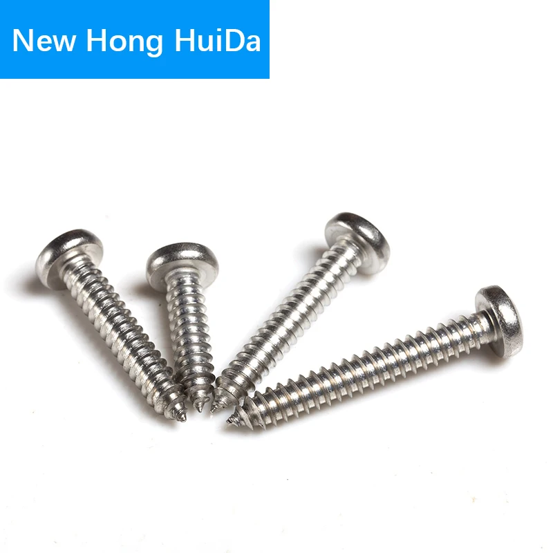 

Phillips Cross Recessed Round Pan Head Metal Self Tapping Screws Thread Metric Bolts Fastener Hardware 304 Stainless Steel M6
