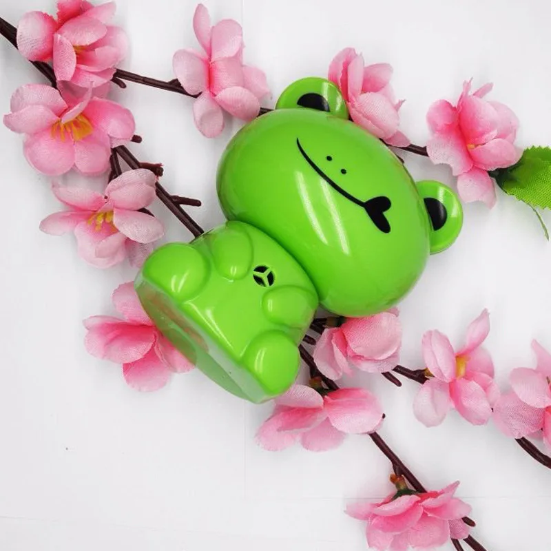 Творческий лягушка plug свет controll датчик ночь светодиодная бра спальня украшения