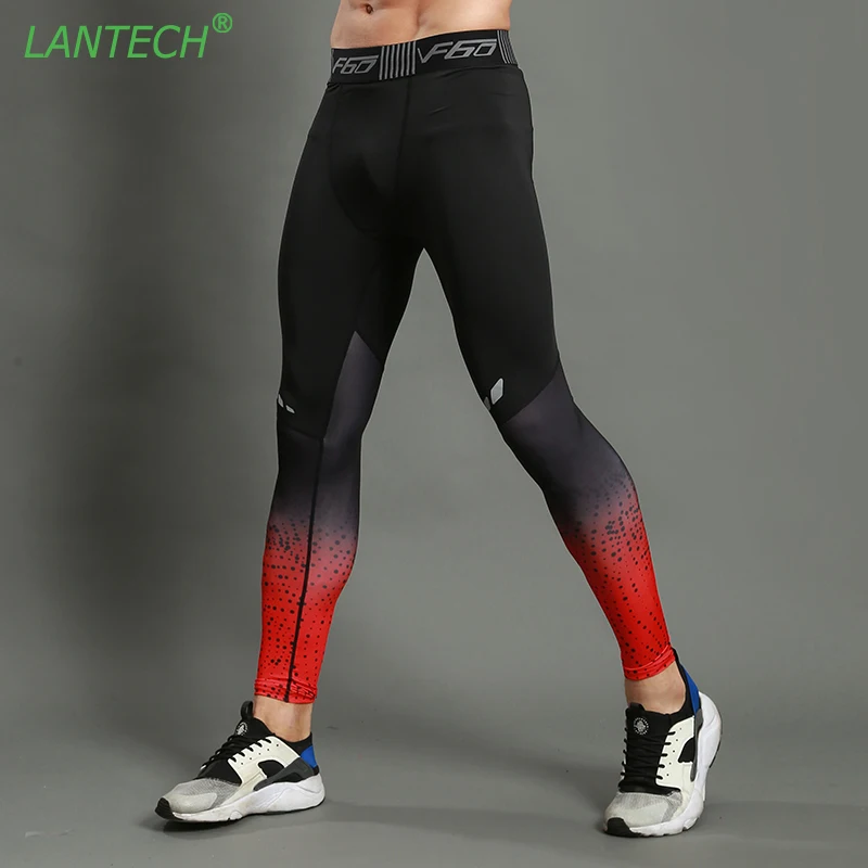 LANTECH Мужские штаны для бега спортивные эластичные дышащая Спортивная одежда