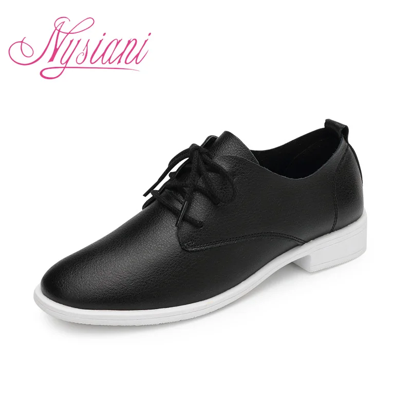 Nysiani Повседневная кожаная обувь 2017 женская сезон: весна–лето Разделение дышащей