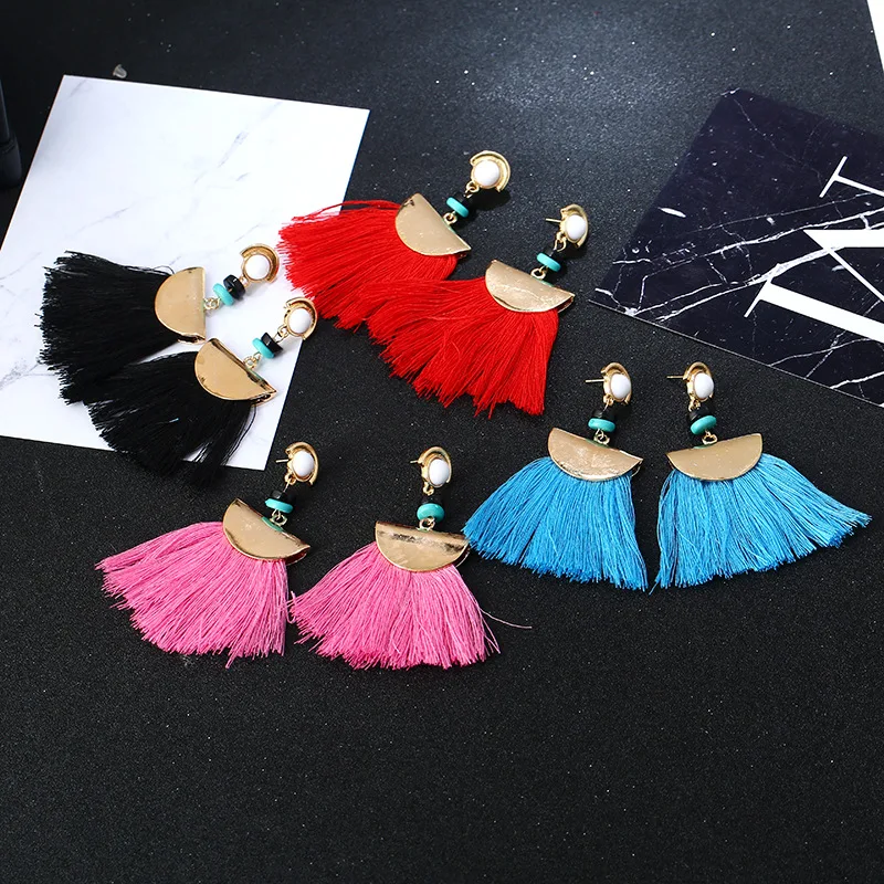 Женские серьги подвески с искусственным жемчугом|earrings for|long tasseldropping earrings for women |