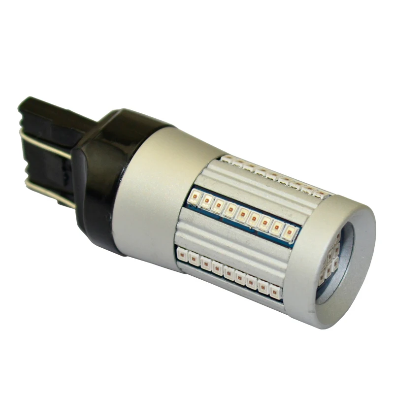 JSTOP Тормозная лампа автомобиля 12-24 V авто лампы 1300-1500LM W21W T20 7440 7443 W21/5 Вт Шина CAN светодиод автомобиль без ошибок для светодиодные лампы тормозного сигнала