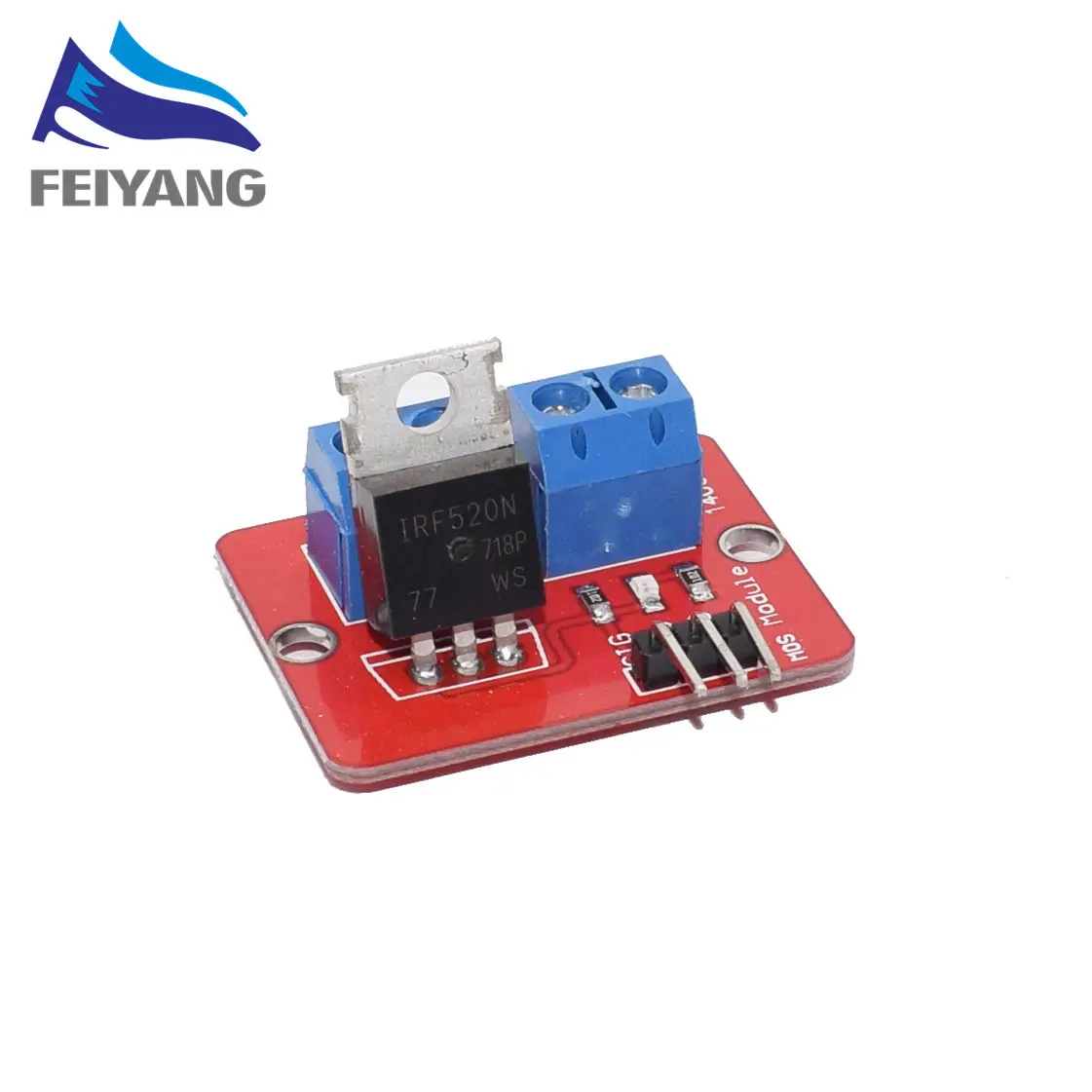 0 24 В верхняя кнопка Mosfet IRF520 драйвер MOS модуль MCU ARM|mosfet module|mosfet driver |
