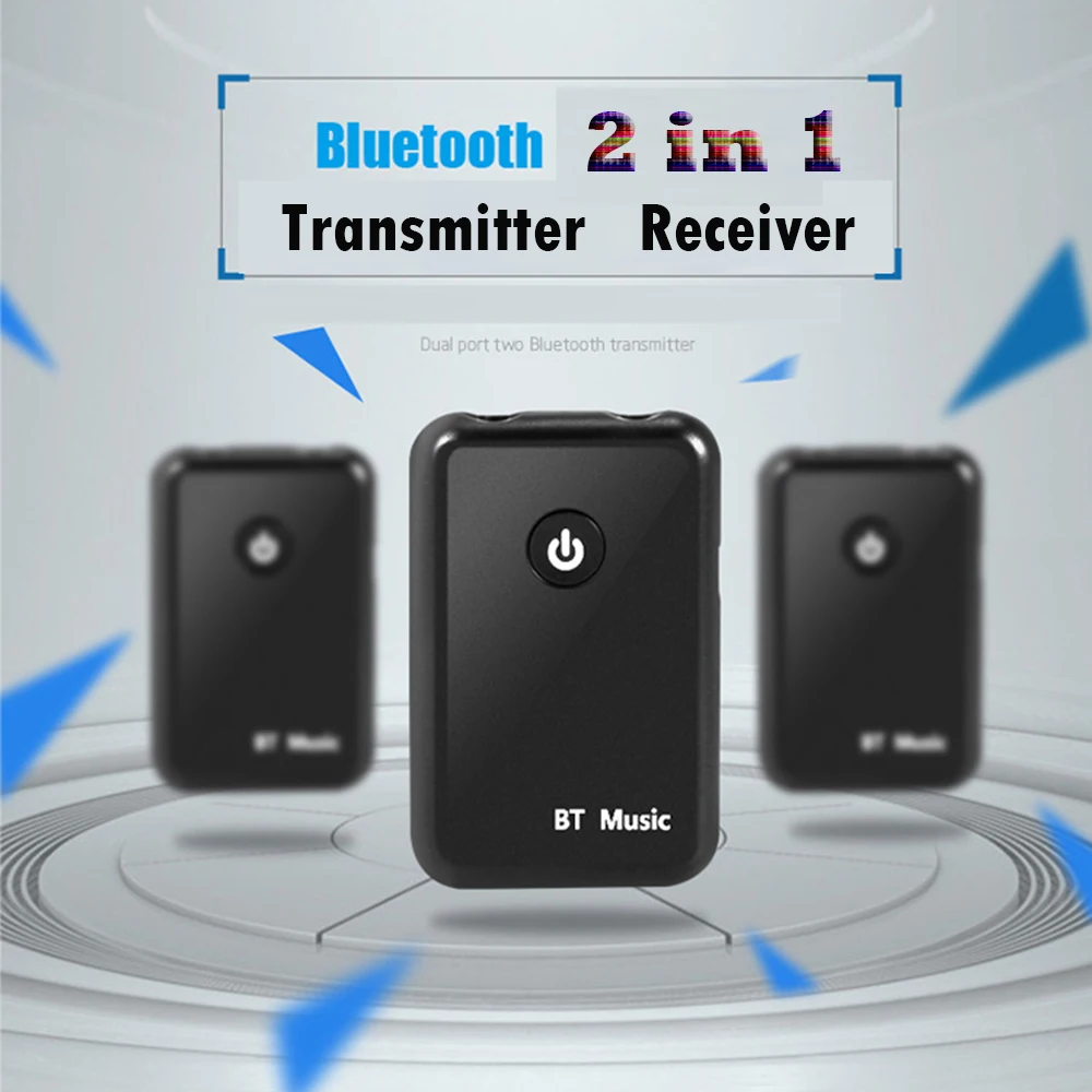 Bluetooth приемник 4 2 передатчик в 1 беспроводной музыкальный аудиоадаптер 3 5 мм