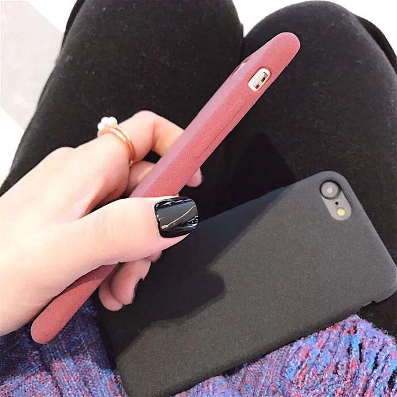 Maerknon ультра-тонкие матовые ТПУ чехол для телефона Apple iPhone 5 5S SE 6 6S Plus 7 8 X XR XS Max