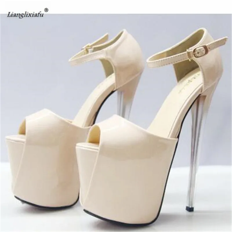 Босоножки LLXF женские на тонких шпильках пикантные туфли лодочки из лакированной
