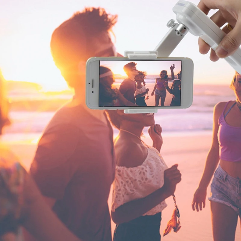 Ручной гироскоп стабилизатор для мобильного телефона Bluetooth подключение селфи