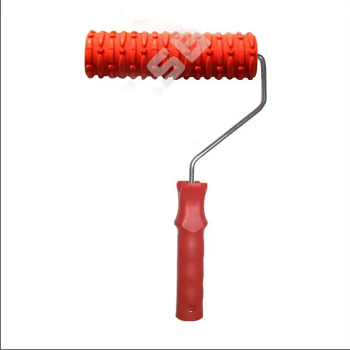 Paint Roller Patterned with Handle Rubber TV Backdrop Embossing Wall Painting Decoration NO.135 | Дом и сад