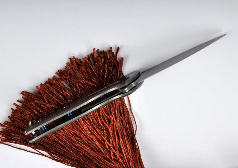 Высокое качество D2 лезвие Титан сплав ручка мини карманный складной нож для