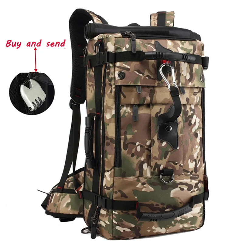 New Outdoor Backpack Camping Climbing Bag Waterproof Mountaineering Hiking Backpacks Sport Multi-function Rucksack | Спорт и