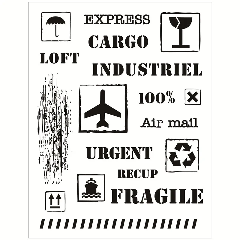 Прозрачные марки во французском стиле|Штампы и печати| |