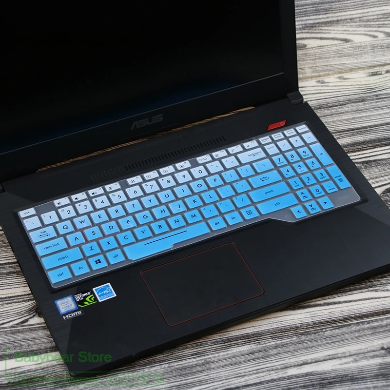 Для ASUS ROG Strix Scar GL704GW GL704G GL704GV GL704GM FX505DY FX505GM FX503 FX705 GL504GM GL503VM Клавиатура ноутбука кожного покрова - Цвет: fadeblue
