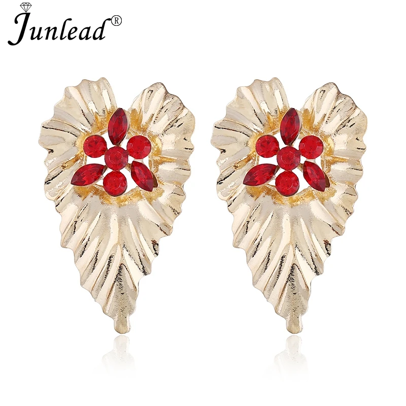 Женские серьги-капельки Junlead металлические многоцветные геометрические серьги в