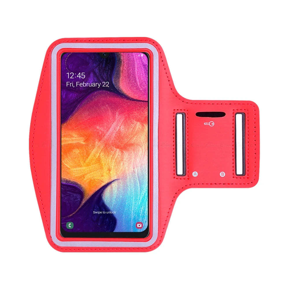 Тренажерный зал Велоспорт спортивный чехол для телефона для samsung Galaxy A40 A50 A70 A50s A10 A20 A30 A60 A80 A90 5G A20e M20 M30 повязка на руку чехол