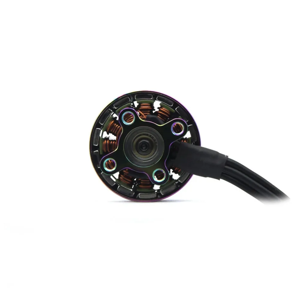 Безщеточный мотор BrotherHobby Returner R6 2306 2450KV 4-5S с цветным покрытием 16 см провод для