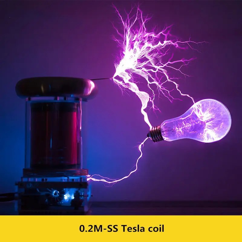 Твердотельная катушка Tesla 0 2 м музыкальная Lightning Storm LIGHTNING STORM совершенно новая