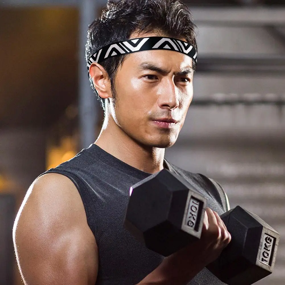 Шт. 1 шт. эластичные головы Sweatband мягкие Бег Йога Пот Группа для мужчин женщин