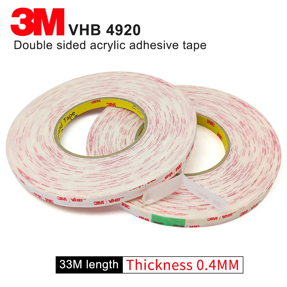 100% оригинальная 3M VHB 4920 акриловая клейкая лента с двумя сторонами/высокая Липкая