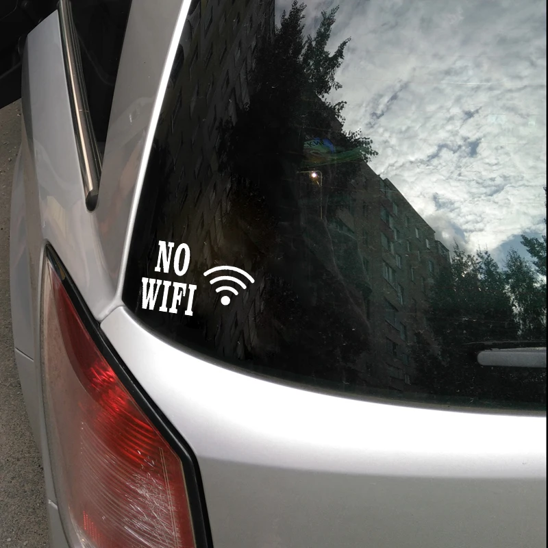 QYPF 15 см * 9 4 интересный без WiFi Графический декоративный автомобильный стикер