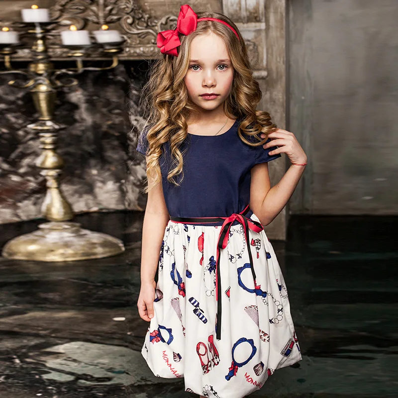 2-8 Years Girls Summer Dress 2019 Children Causal Dresses Toddler Princess For Party Kids | Детская одежда и обувь