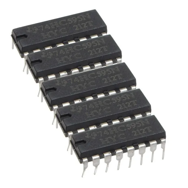 25 шт. SN74HC595N 74HC595 74HC595N HC595 DIP-16 8 бит регистр ИС Интегральные схемы | Электронные