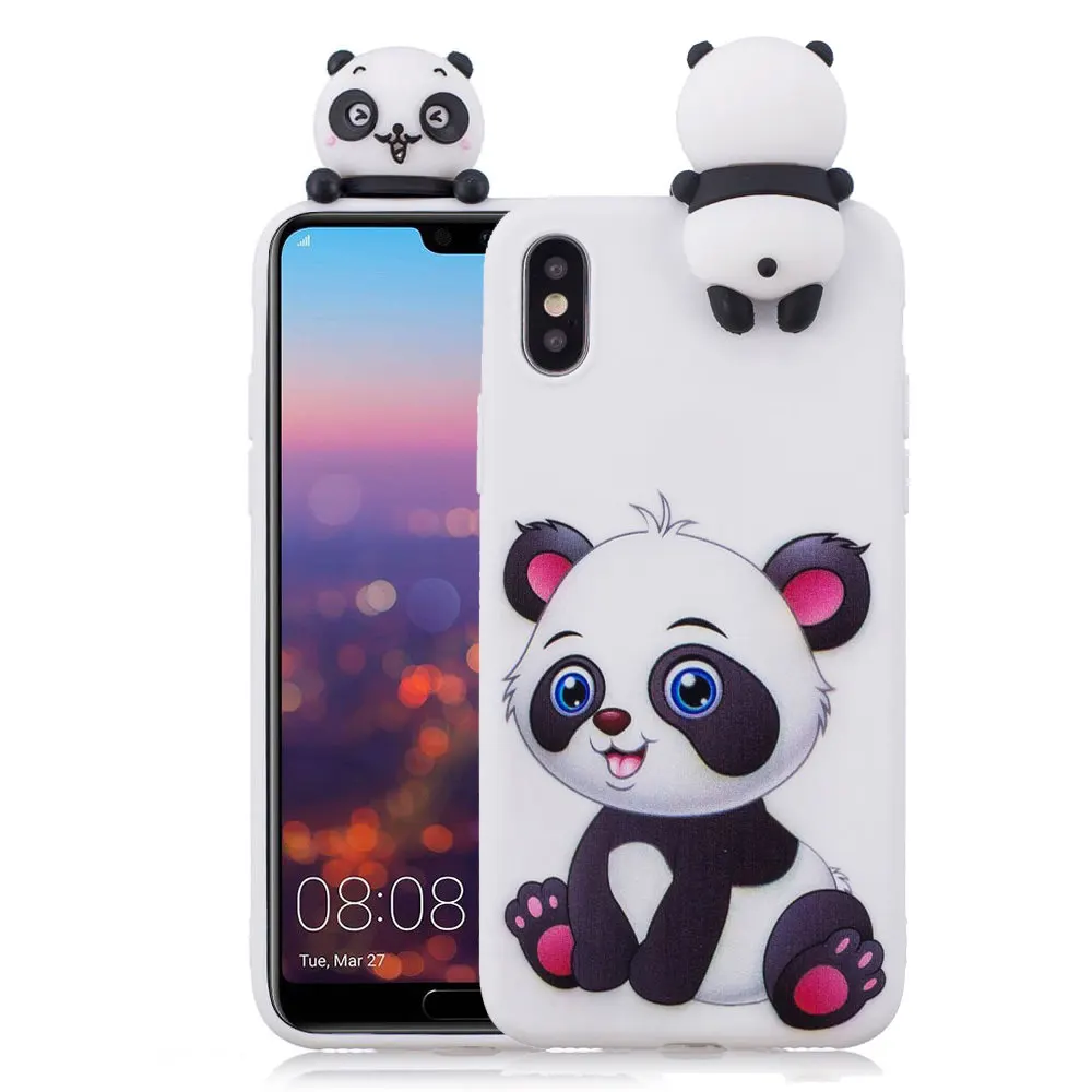 Чехол для iPhone Xr чехол X Xs Max милый 3D мультяшный 7 8 6s 6 Plus 5 фотографий милая Единорог