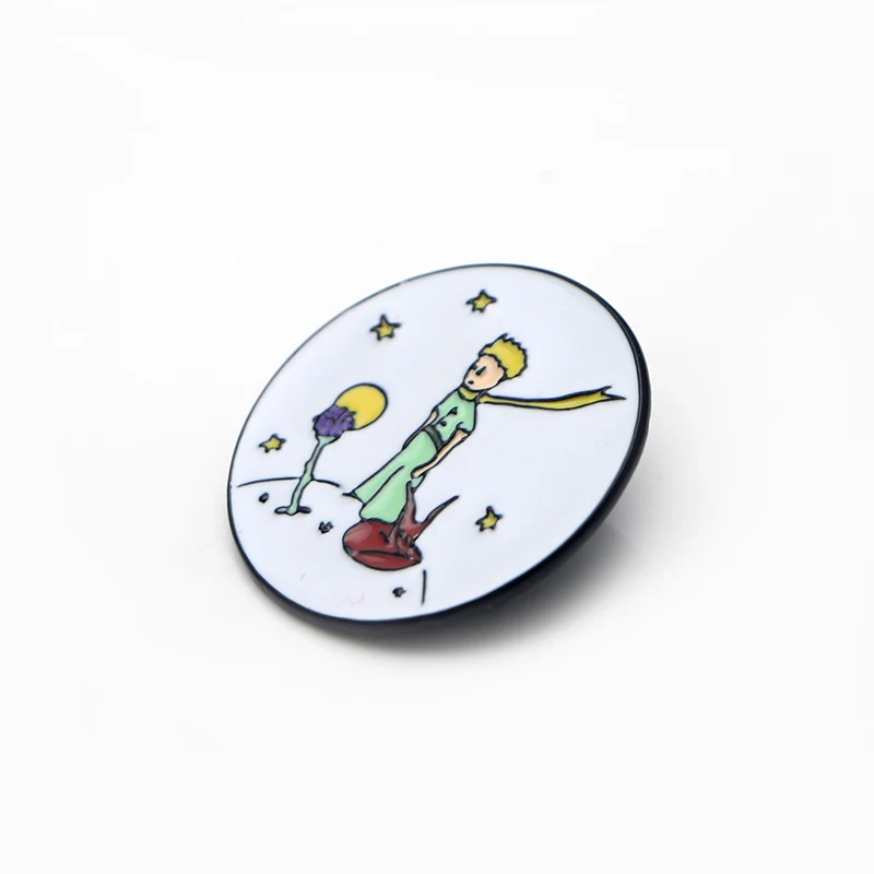 P3289 Dongmanli Le Petit Prince эмалированные булавки броши мультфильм креативная металлическая брошь булавки Джинсовая Шляпа значок воротник ювелирные изделия