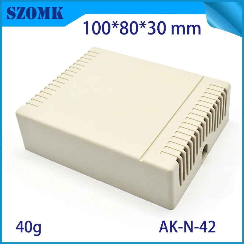 Настенный монтажный корпус из АБС-пластика для электроники 4 шт. 100*80*30 мм