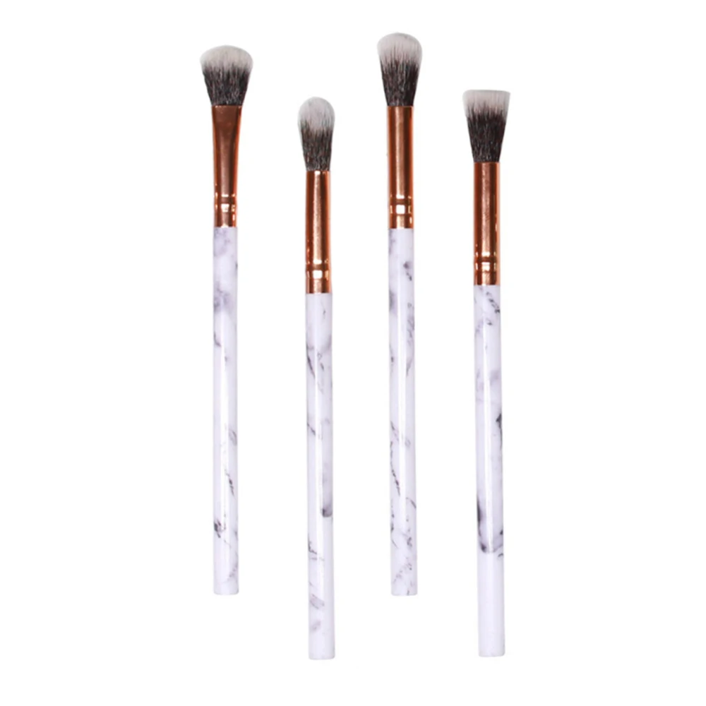 4PCS 12 шт., высококачественные профессиональные кисти для макияжа, тени для век, растушевка, подводка для глаз, ресницы, кисти для бровей, кисти для макияжа, тени для век, J74 - Handle Color: 4PCS