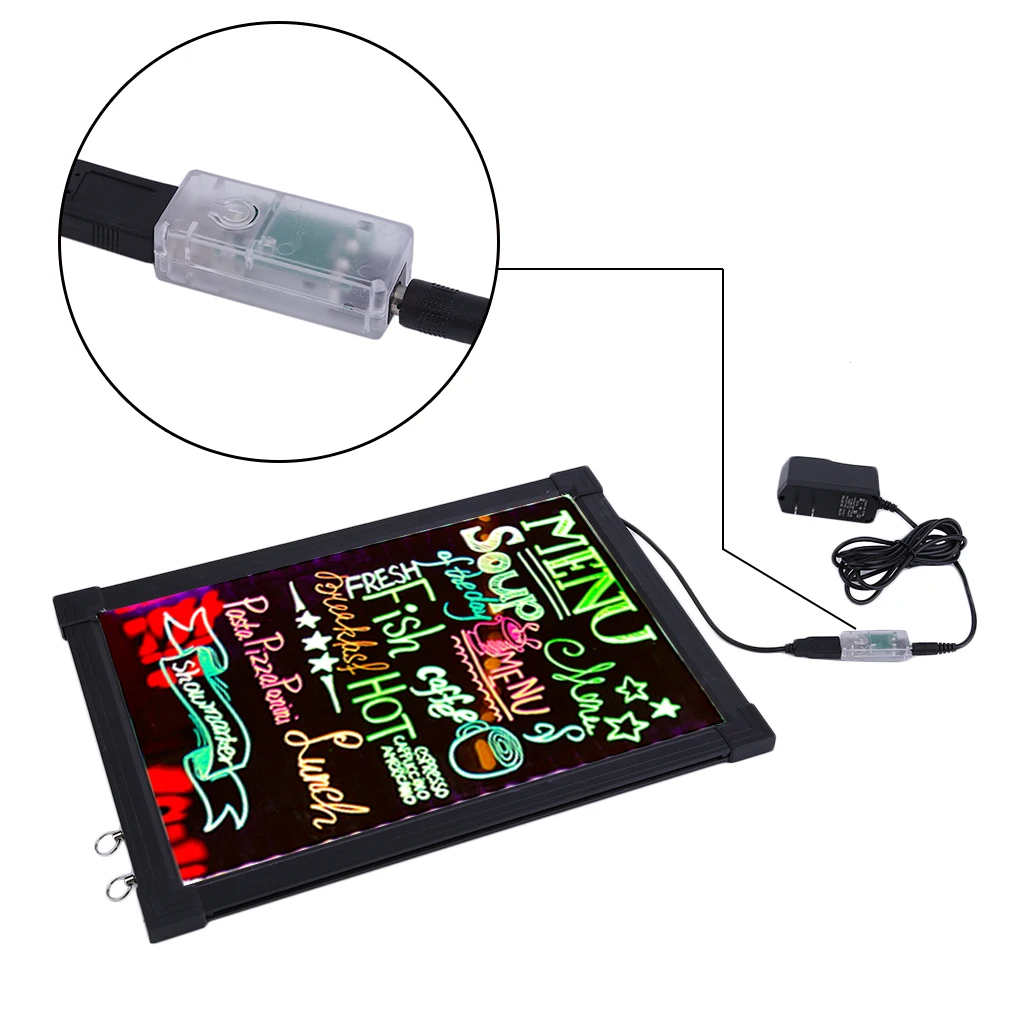 16X24 дюймов легко писать на мигающей светящейся флуоресцентная вывеска набор для