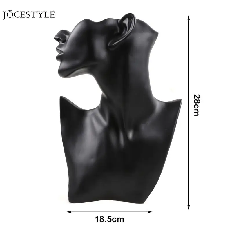 

Resin Material Jewelry Showcase Rack Creative Earrings Necklace Figurine Display Stand Necklace Pendant Bust Displays Holder