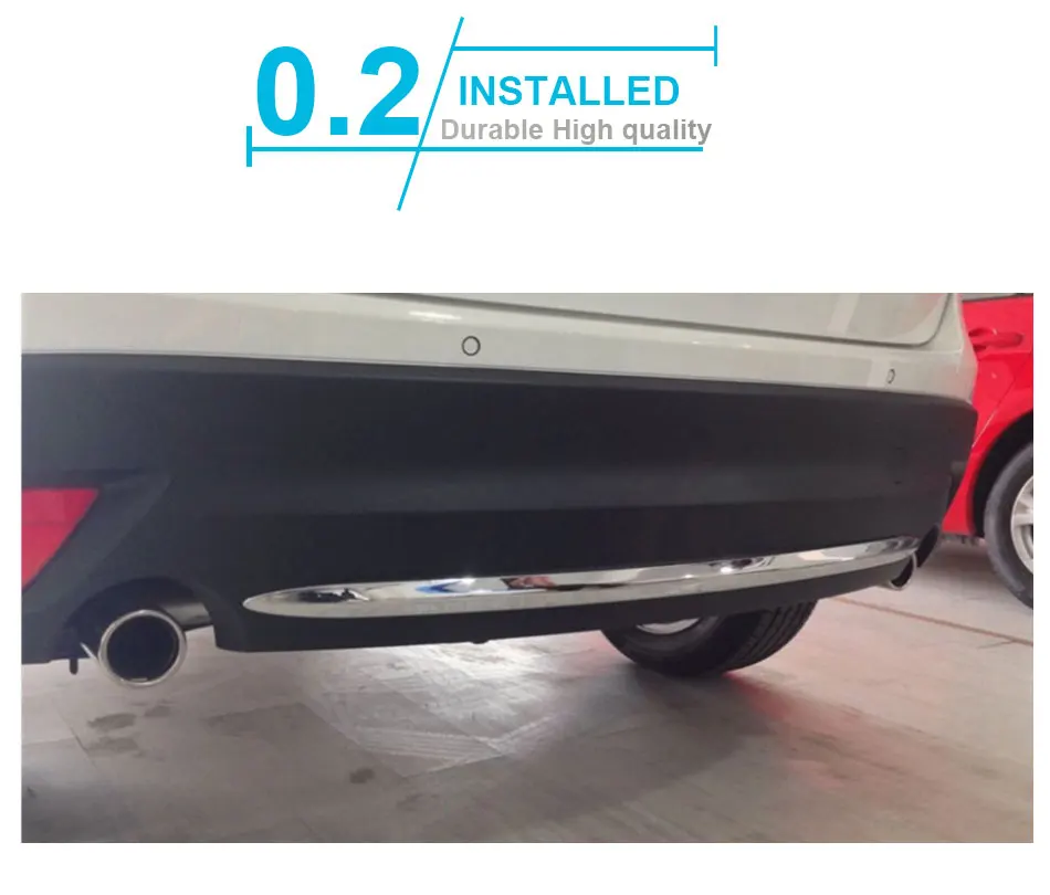 Хромированные задние бамперы для mazda cx5 2013 аксессуары для стайлинга автомобилей задний бампер чехол для mazda CX-5 cx 5 YCSUNZ
