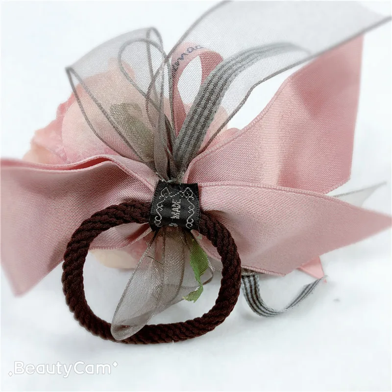 Эластичные ленты для волос с цветочным рисунком|hair accessories for girls|hair accessoriesaccessories girls