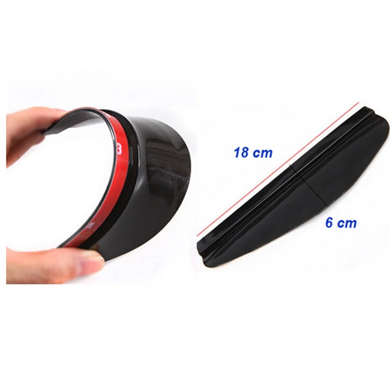 Гибкий козырек от дождя для зеркала заднего вида из ПВХ с защитой | Автомобили и