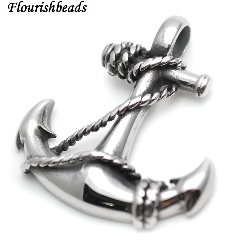 

New Arrival Stainless Steel Anchor 35mm Metal Pendant Fashion Jewelry Accessories