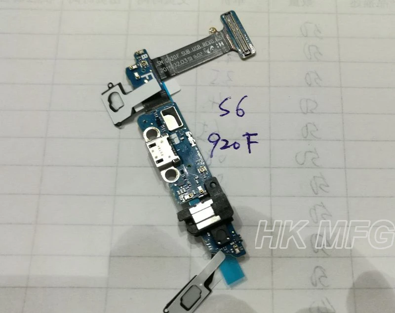 S6 920F Внутренний USB разъем гибкий кабель для Samsung s6 920f Европейская версия зарядных