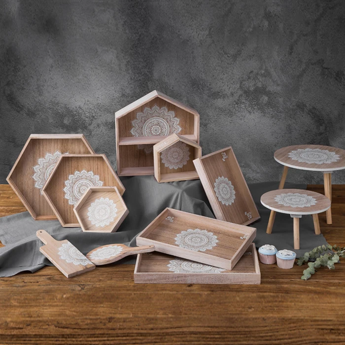 Деревянная подставка для кекса Свадебный десерт Свадебная вечеринка дисплей с