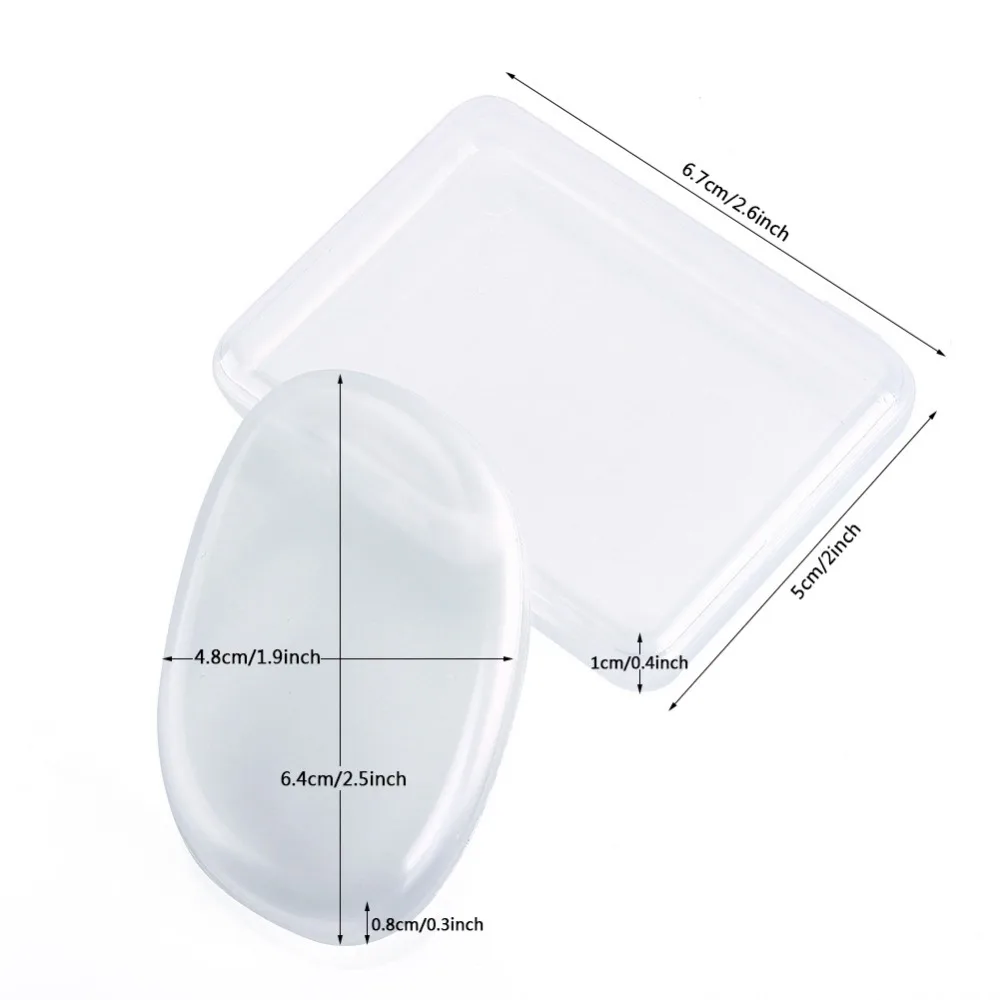 1 шт Желе мягкий силиконовый гель порошок слоеная губка для косметического лица