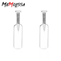 memolissa 3 pairs stylish silver color racquet sleeve nail shirt sleeve shirt cufflinks for men high quality fashion jewelry