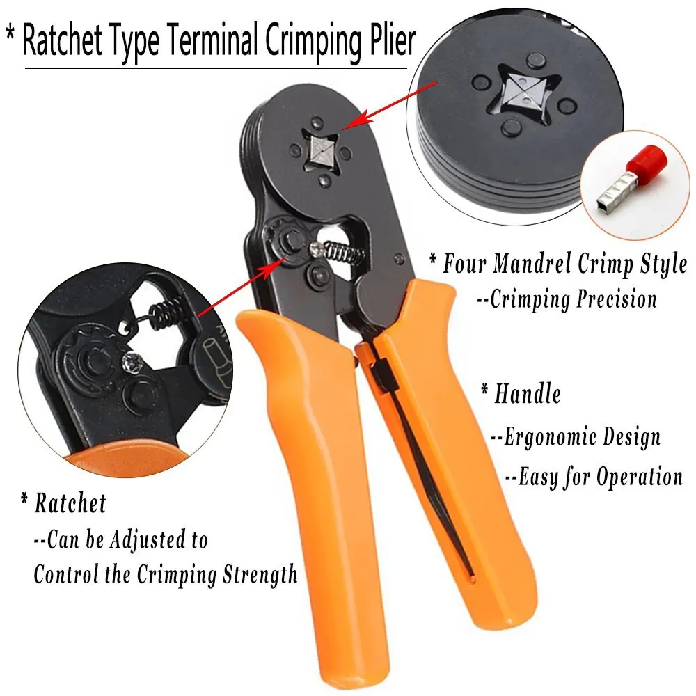_ Набор инструментов Обжимные Щипцы для обжимных наконечников 800 шт. обжимные