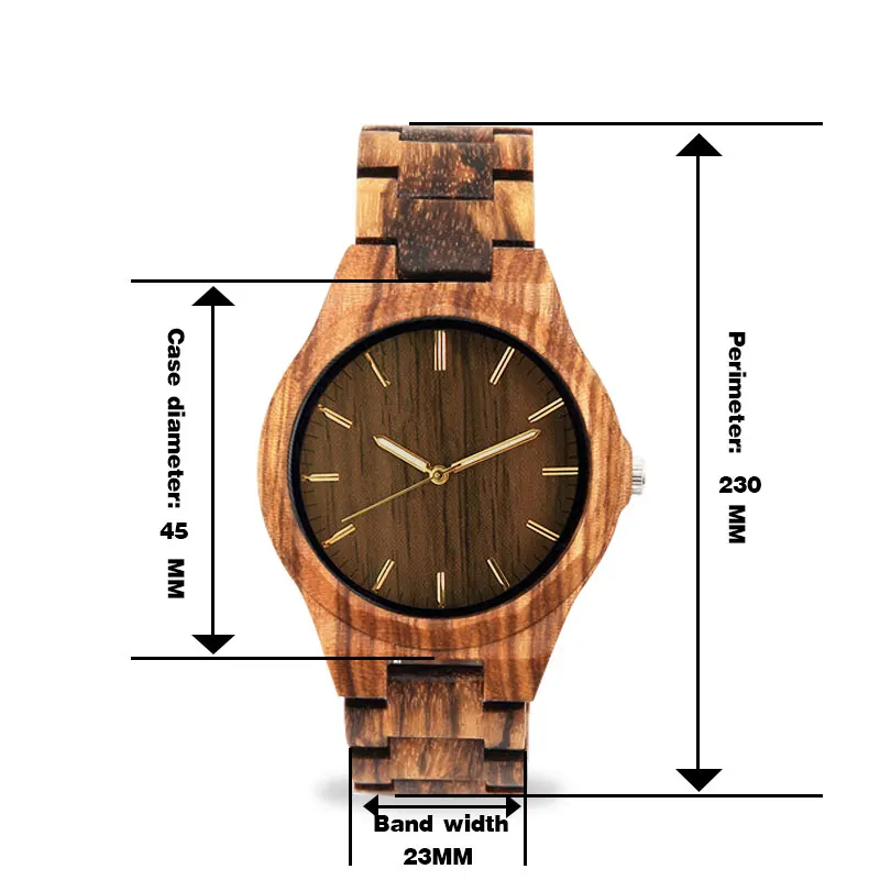 ELMERA мужские деревянные часы Reloj Hombre Дизайнерские мужские спортивные часы мужские коричневые кварцевые часы с арабскими номерами Роскошные Брендовые Часы