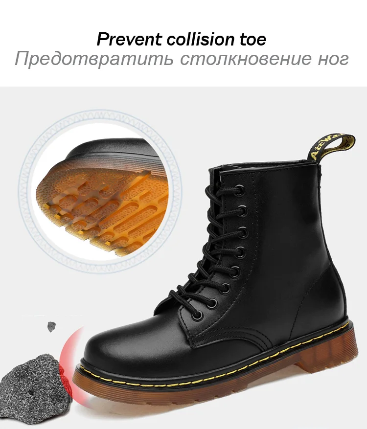 Мужские зимние ботинки; модные зимние мужские ботильоны из натуральной кожи; повседневные парные тапки унисекс; мужская кожаная обувь; Размеры 35-46