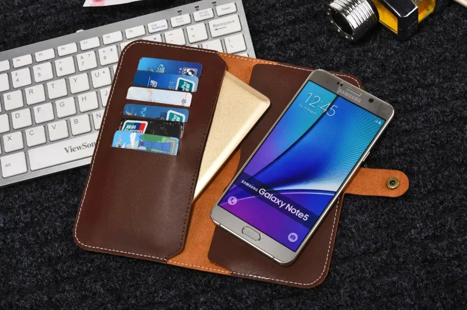 100% Натуральная Кожа Бумажник Сотовый Телефон Case Карты Мешок Пряжки для LG G6 Для