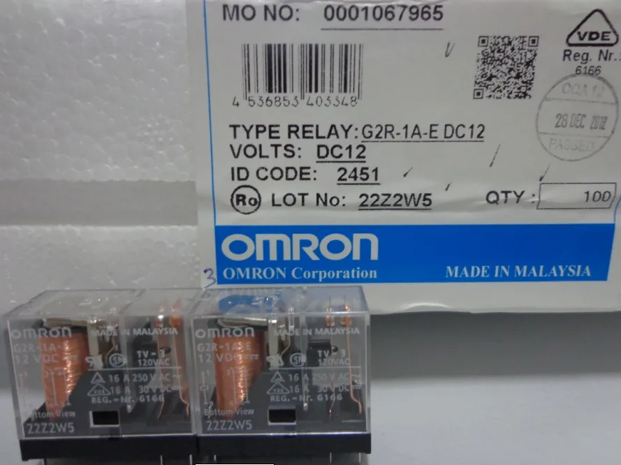 

G2R-1A-E 12VDC реле