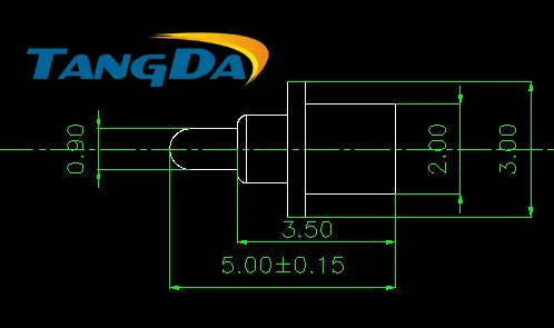 Коннектор Tangda pogopin Probe Пружинные контактные разъемы контактная игла силовой pin 3*5