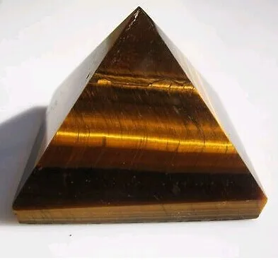 AAAA + натуральный красивый тигровый глаз пирамида из кристалла кварца точечный