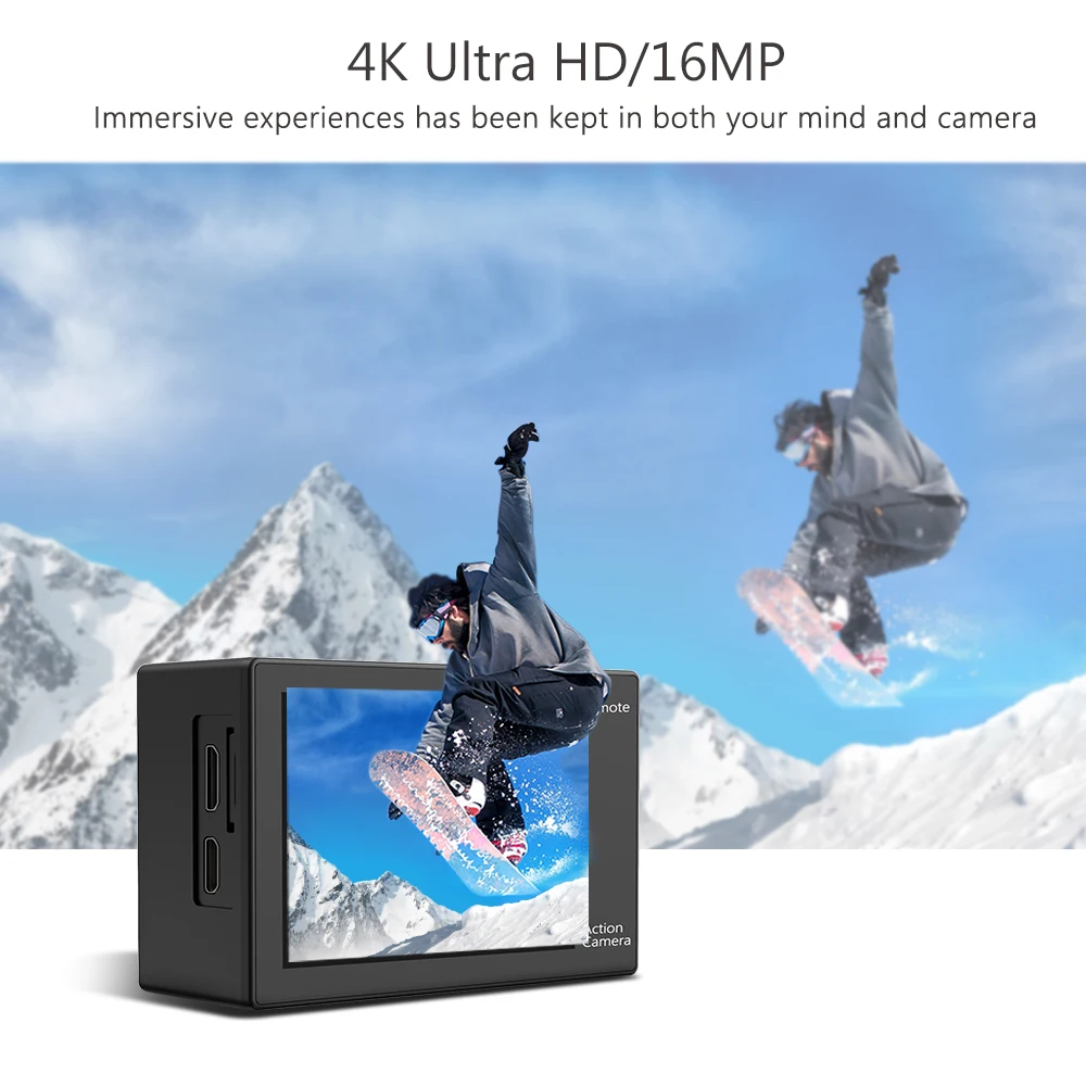 AKASO Vision 3 pro Ultra HD 4K Экшн камера 30 м водонепроницаемый 2 0 'экран 1080p Спортивная deportiva