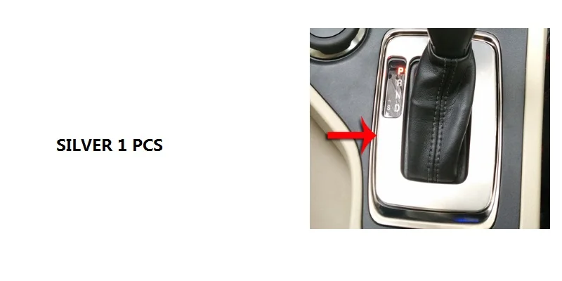 SILVER 1PCS CITYCARAUTO 9 шт./компл. представительского класса со стальным браслетом внутренние Окна Накладка интерьер кнопочная панель крышка подходит для RANGER T7 T8-201 - Цвет: SILVER 1PCS